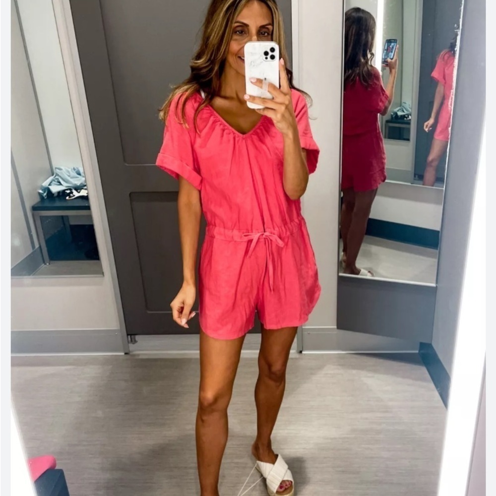 Universal Thread Pants & Jumpsuits Women's Short Sleeve Romper pink new π